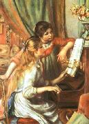 Pierre-Auguste Renoir Two Girls at the Piano oil painting